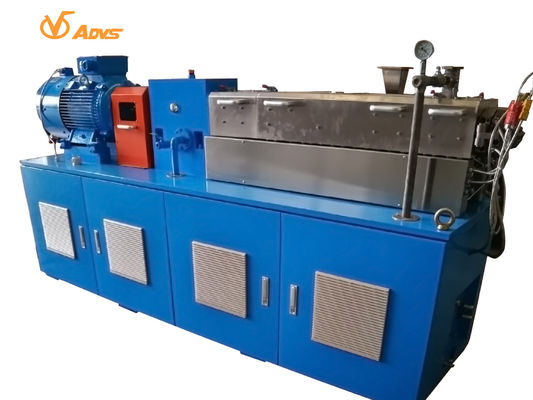 Καλή τιμή 50kg/εξωθητής εργαστηριακών δίδυμος βιδών Χ, μπλε μηχανή εξωθητών κοβαλτίου κόκκων σε απευθείας σύνδεση