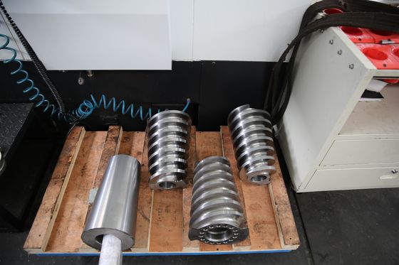 Good price Αυτοματοποιημένο PVC στοιχείων βιδών μερών μηχανών εξωθητών βιδών JSW δίδυμο επεξεργασμένο σε απευθείας σύνδεση