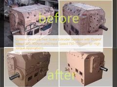 Βέλτιστο Κιβώτιο Ταχυτήτων Δίδυμου Κοχλιοστρόφου Εξωθητήρα με Ταχύτητα Εξόδου 300-900 σ.α.λ. και Ταχύτητα Εισόδου 750-1750 σ.α.λ. για Εφαρμογές Υψηλής Ροπής